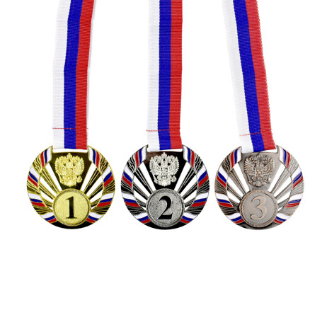 Медаль 65-04-22 (65мм 1 место / цвет: золотой)